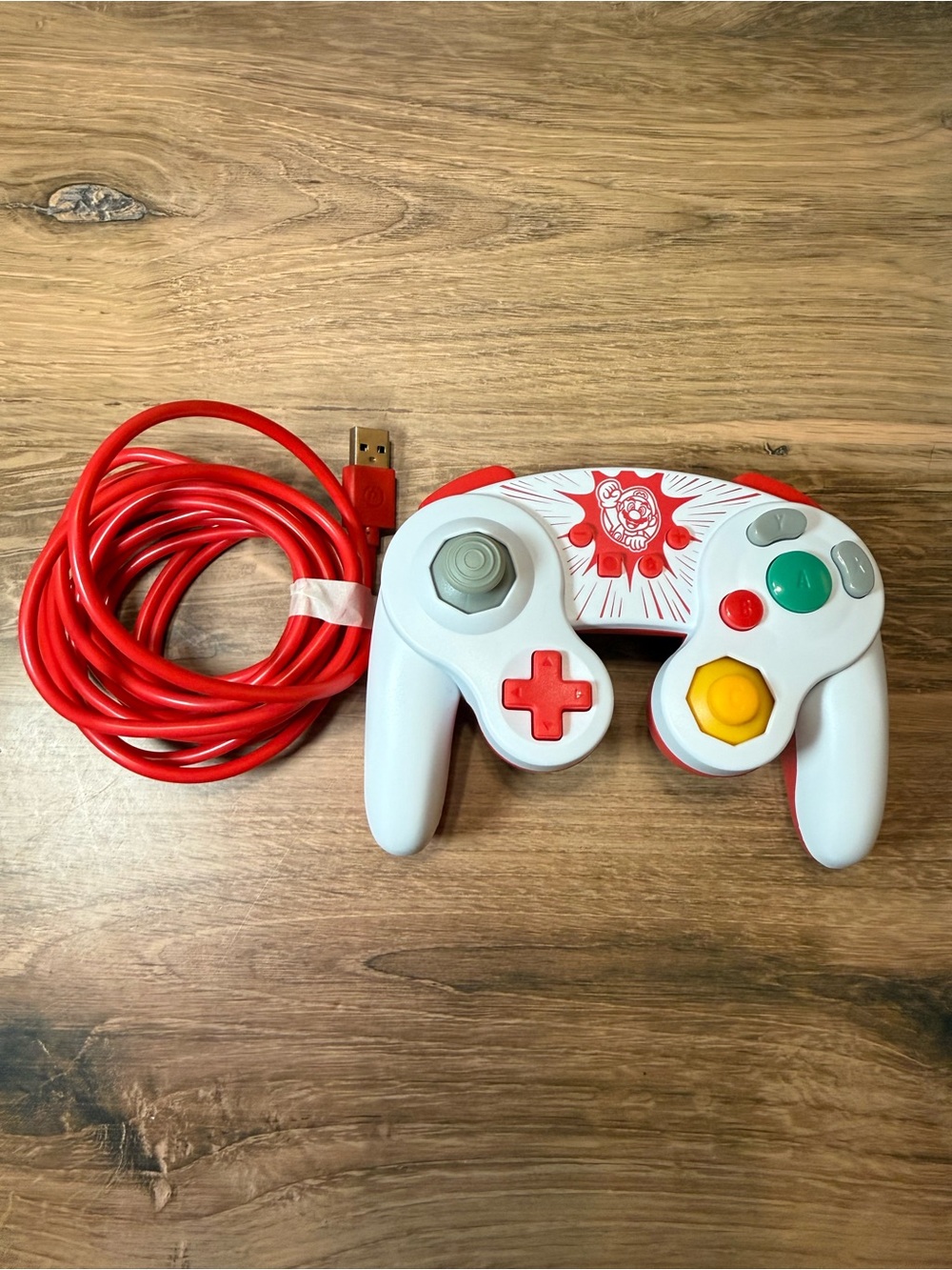 Nintendo Switch Super Mario Wired Controller GameCube Style Super Smash Bros